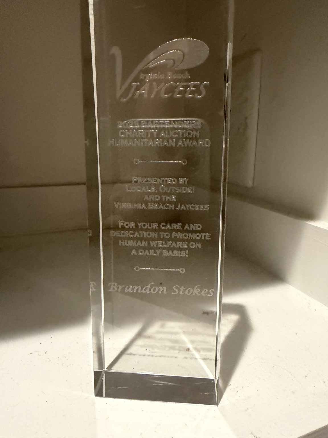 Humanitarian Award: Virginia Beach Jaycees Bartender’s Charity Auction