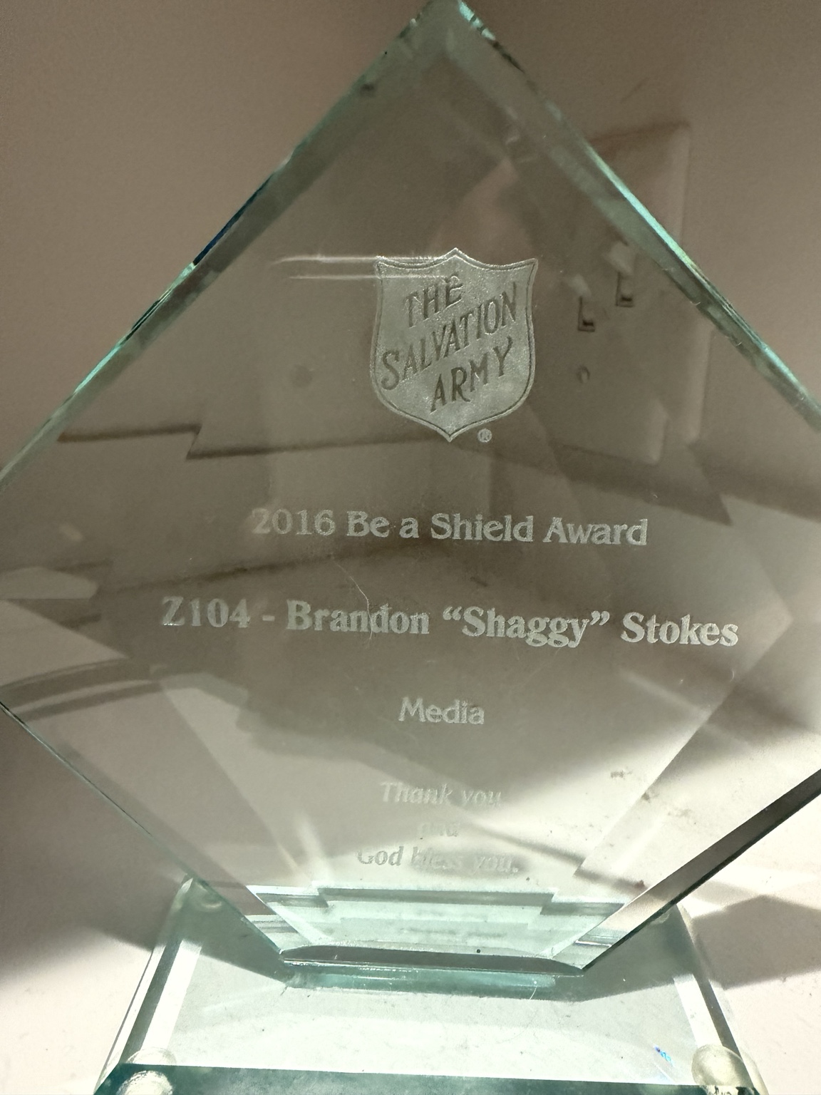 Be a Shield Award: The Salvation Army