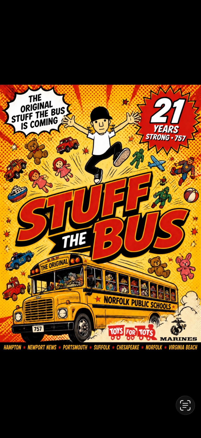 Official Shaggy Stuff the Bus flyer celebrating 21 years